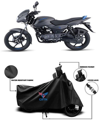 GRTN Two Wheeler Cover for Bajaj(Pulsar 125 Neon, Black)