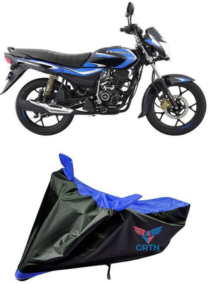 GRTN INTERNATIONAL Two Wheeler Cover for Bajaj(Platina 110 H-Gear, Blue)