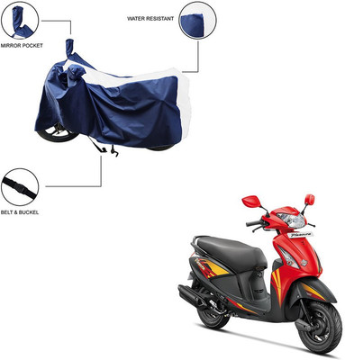 Pop Shade Two Wheeler Cover for Hero(Pleasure+ 110, White)