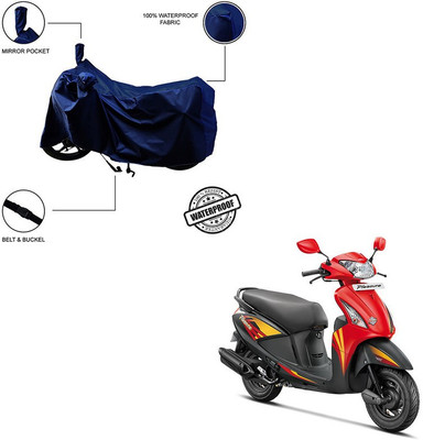 Trader's Stop Waterproof Two Wheeler Cover for Hero(Pleasure, Blue)