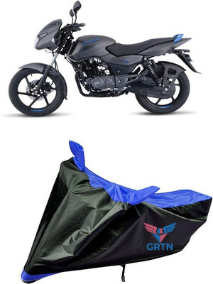 GRTN INTERNATIONAL Two Wheeler Cover for Bajaj(Pulsar 125 Neon, Blue)
