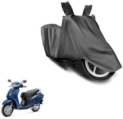 BLESSING Two Wheeler Cover for Honda(Activa, Grey)