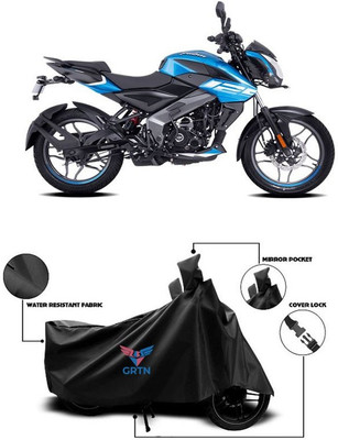 GRTN Two Wheeler Cover for Bajaj(Pulsar NS 160, Black)