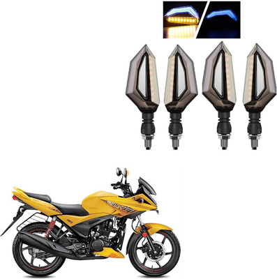 COMICAL Front, Rear LED Indicator Light for Hero Ignitor(Blue, Yellow)