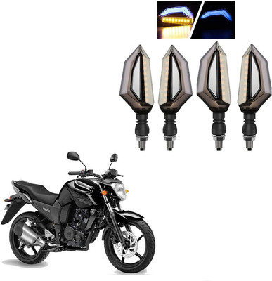 COMICAL Front, Rear LED Indicator Light for Yamaha FZ16(Blue, Yellow)