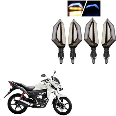 COMICAL Front, Rear LED Indicator Light for Honda CB Twister(Blue, Yellow)