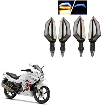 COMICAL Front, Rear LED Indicator Light for Hero Karizma(Blue, Yellow)