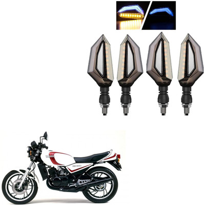 COMICAL Front, Rear LED Indicator Light for Yamaha RD 350(Blue, Yellow)