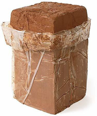 SOMUDEE Earthenware Handmade Terracotta Ready to Use Organic Eco Friendly Art Clay(2 kg)