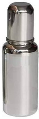 Beautiq Baby Collections Deluxe Stainless Steel Regular Neck BPA Free Baby Feeding Bottle (300ML) - 300(STEEL)