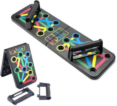 NYALENTERPRISE Foldable and Portable Push-up Board System with Handle Covers for Men Women Push-up Bar