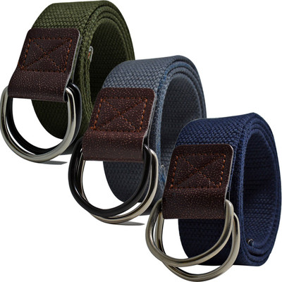 LOOPA Men Casual Green, Grey, Blue Nylon Belt