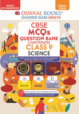 Oswaal Cbse MCQS Question Bank for Term-I, Class 9, Science (with the Largest MCQ Question Pool for 2021-22 Exam)(English, Paperback, unknown)