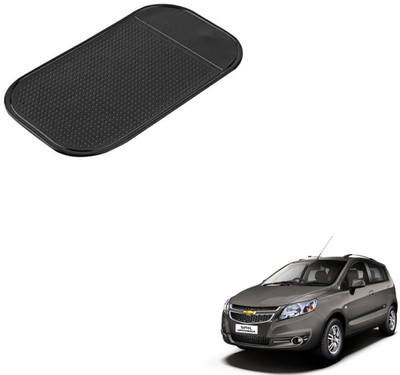 SEMAPHORE Rubber Standard Mat For  Chevrolet Sail Hatchback(Black)