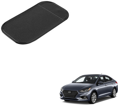 SEMAPHORE Rubber Standard Mat For  Hyundai Accent(Black)