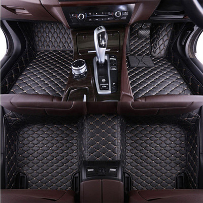 MOCKHE Leatherite 7D Mat For  Toyota Innova Crysta(Black)