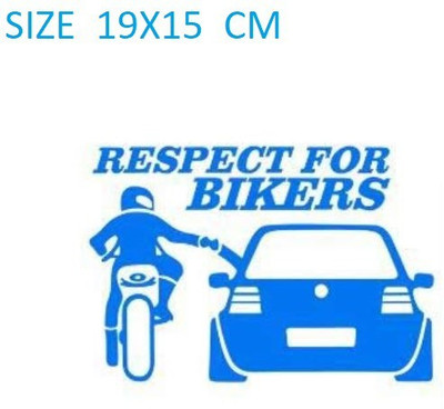 RUDRANSH Sticker & Decal for Car & Bike(Blue)