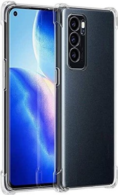 GLOBALCASE Bumper Case for OPPO RENO 6 5G(Transparent, Shock Proof, Silicon, Pack of: 1)