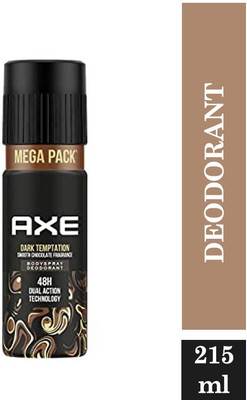 AXE Dark Temptation Deodorant 215ML * 1PC Deodorant Spray  -  For Men(215 ml)