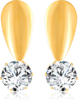 VIGHNAHARTA Vighnaharta Shimmering Charming Alloy silver solitaire Earring for Women and Girls VFJ1365ERG Cubic Zirconia Alloy Earring Set