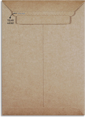 Mehta Envelope Mfg Co Rigid Mailer White Inside 470 GSM Size : 12.75 x 9 Inches Envelopes(Pack of 10 Brown)