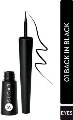 SUGAR Cosmetics Gloss 24HR Eyeliner 2.5 ml(01 Back In Black)