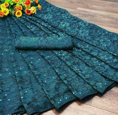 MAA TEXTILES Net/Lace Embroidered Blouse Material