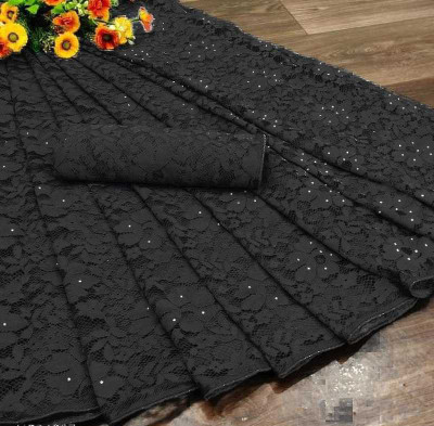 MAA TEXTILES Net/Lace Embroidered Blouse Material