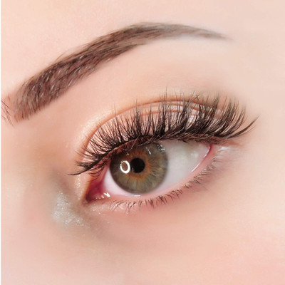 Emijun False Eyelashes for Pretty Eye Makeup with Glue(Pack of 2)