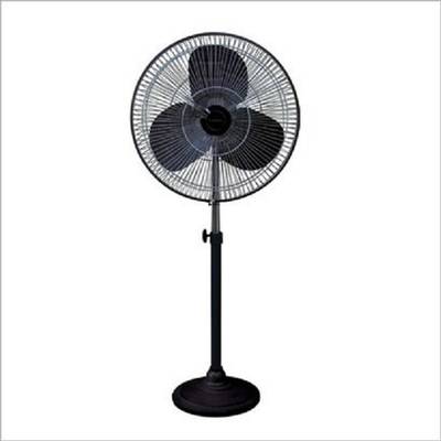 CROMPTON BrizStar Farrata 20" 500 mm 3 Blade Pedestal Fan  (Dark Grey, Pack of 1)