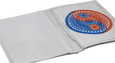 SHINING ZON Report File Document File(Set Of 100, White colour)