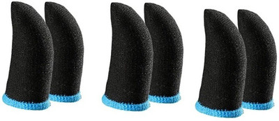 Khargadham Thumb & Finger Sleeve for Pubg Mobile Game 3 Pair Finger Sleeve(Pack of 6)