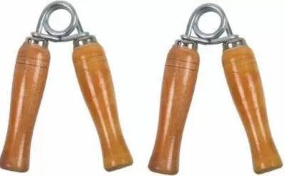 SHAP HEAVY QUALITY STEEL SPRING AND SOFT TOUCH WOODEN HAND GRIPPER {PACK OF 2} Hand Grip/Fitness Grip