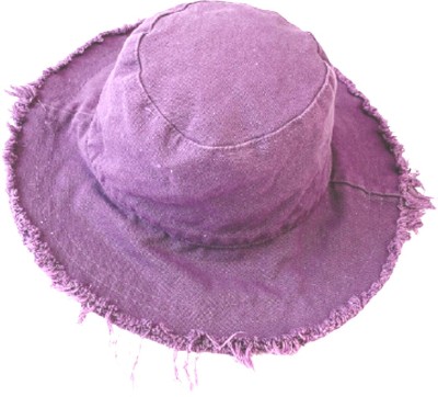 ZACHARIAS Fishermen Cotton Flayered Bucket Cap(Purple, Pack of 1)