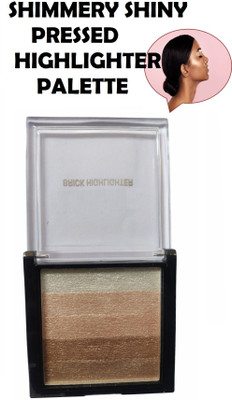 tanvi27 Best Illuminous Start Bronzer Shimmery Shine Brick Highlighter Palette Highlighter(MULTI COLOR)