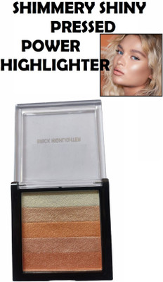tanvi27 Illuminous Start Bronzer Shimmery Shine Brick Highlighter Pressed Powder Palette Highlighter(MULTI COLOR)