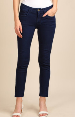 Attiris Slim Women Dark Blue Jeans
