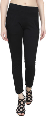 HRIKSHIKA FASHION Black Jegging(Solid)