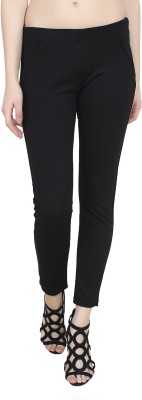 HRIKSHIKA FASHION Black Jegging(Solid)