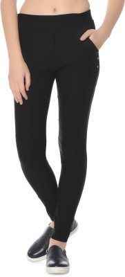 HRIKSHIKA FASHION Black Jegging(Solid)