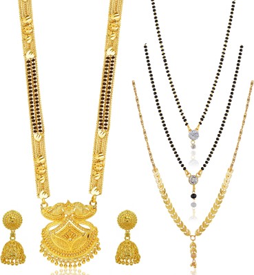 BRANDSOON Brass Gold-plated Gold Jewellery Set(Pack of 1)