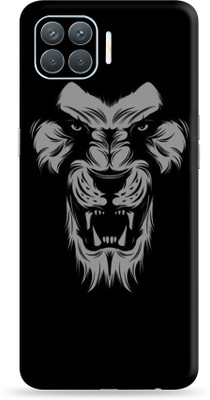 AsSkin Oppo F17 Pro, oppo f17 pro, oppo f17 Mobile Skin(Ultra Super Black Lion Skin With High Matte Finish.,)