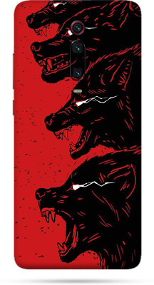 OggyBaba Mi 9T Pro Mobile Skin(Red Wolf Skin Matte Finish)