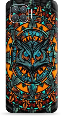 LAMHA OPPO F17 Pro Mobile Skin(Ultra Super Mighty Owl Skin With High Mattte Finish.)