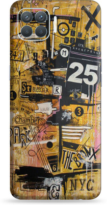 LAMHA OPPO F17 Pro Mobile Skin(Ultra Super Multicolor Graffiti Skin With High Mattte Finish.)