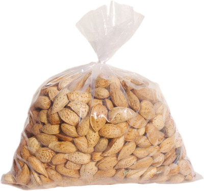 vale of kashmir Kashmiri Almonds Inshell , Natural Oily Almonds Badam Sabut Almonds(1 x 1 kg)