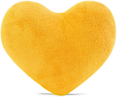 Catchyx Cart Microfibre Solid Cushion Pack of 1(Yellow)