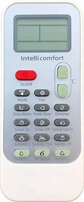 vcony AC Remote Compatible for Whirlpool Smart 6th Sense Split Air Conditioner Remote Control (AC-129A) whirlpool Remote Controller(White)