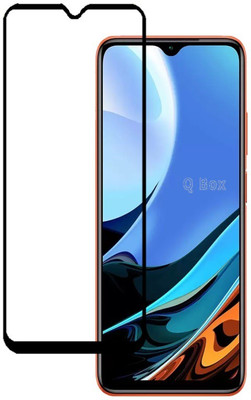 Q Box Edge To Edge Tempered Glass for redmi 9 power(Pack of 1)