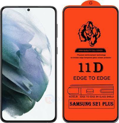 kentop Edge To Edge Tempered Glass for SAMSUNG GALAXY S21 PLUS 5G + SAMSUNG GALAXY S20 PLUS(Pack of 2)